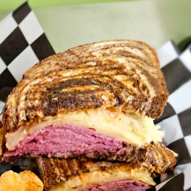 Killer Rueben Sandwich.